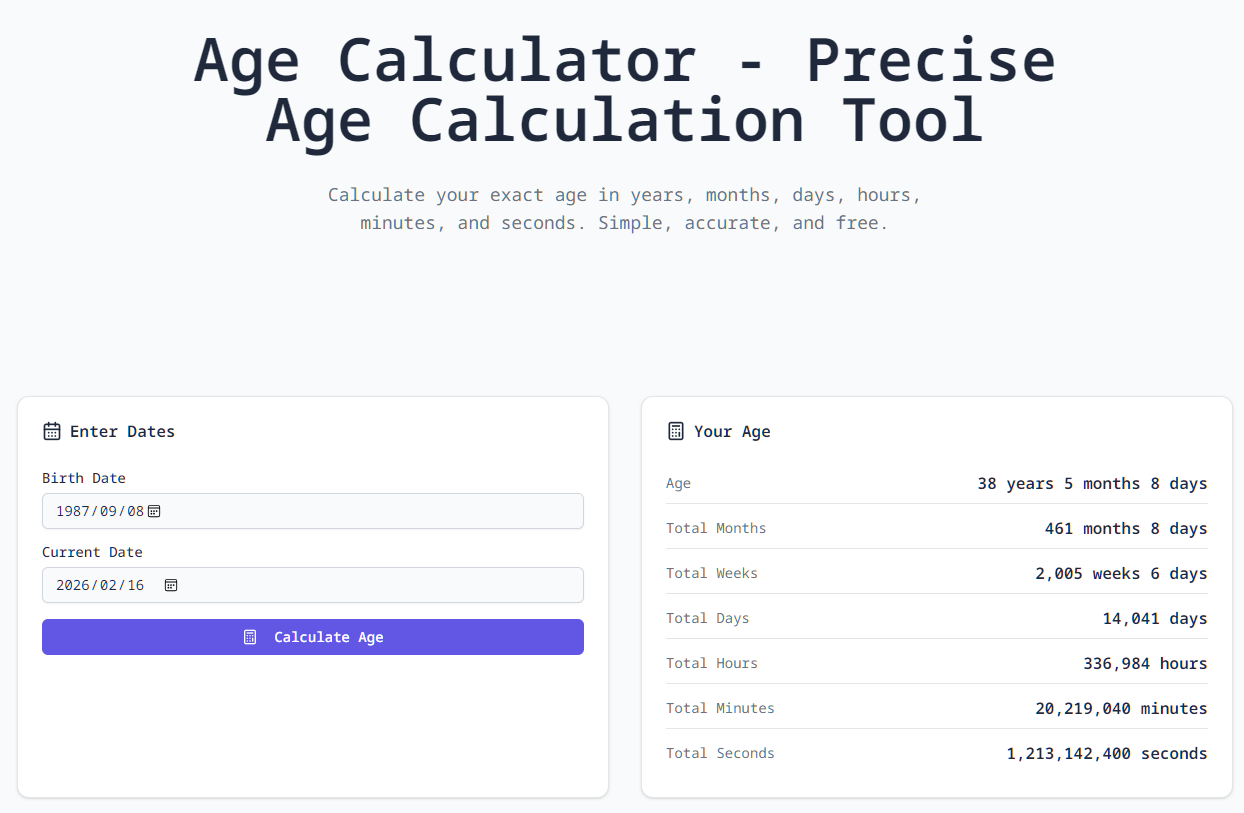 Age Calculator