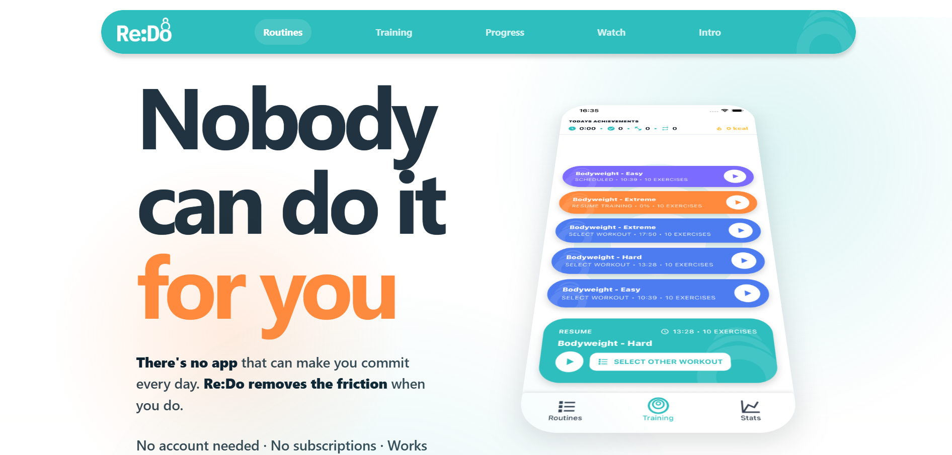 RedoWorkouts