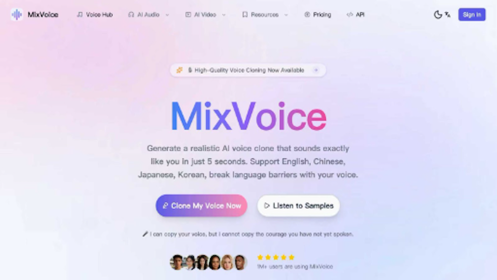 Voice cloning
